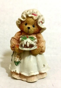 Enesco 1994 Cherished Teddies MRS. CRATCHIT "A Beary Christmas & Happy New Year - Picture 1 of 9