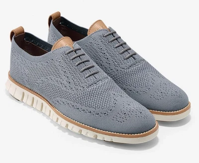 Cole Haan ZeroGrand Stitchlite Оксфорд мужские туфли IronStone/слоновой кости - совершенно новый! - Изображение 1 из 4