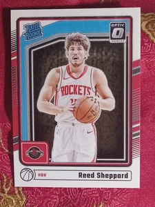 Baloncesto óptico Reed Sheppard 2024/25 RC #255 Houston Rockets clasificación novato - Imagen 1 de 1