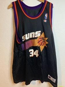 VTG Champion Phoenix Suns Charles Barkley NBA Basketball Jersey Size 48 XL 90s - Picture 1 of 4