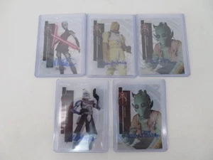 Topps Star Wars High Tek Autograph Captain Rex Asajj Ventress Greedo Bossk Card - Picture 1 of 11