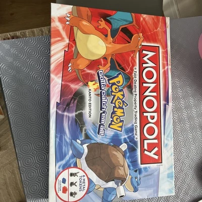 Monopoly Pokemon Kanto Edition 2014 Complete Set Boxed Never Played Excellent - Image 1 of 4