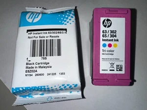 New Instant Ink Hp 63/302/65/304 Black Printer Ink Cartridge Replacement - Zdjęcie 1 z 5
