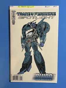 Transformers Spotlight BLURR #0 RI Retailer Incentive Sketch 2008 IDW ~ Free SH - Picture 1 of 9