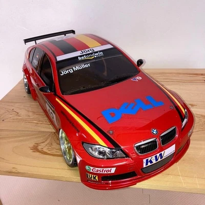 BMW 320si WTCC 2006 Red RC Car Body Only 1:10 All Painted TAMIYA - Image 1 of 4