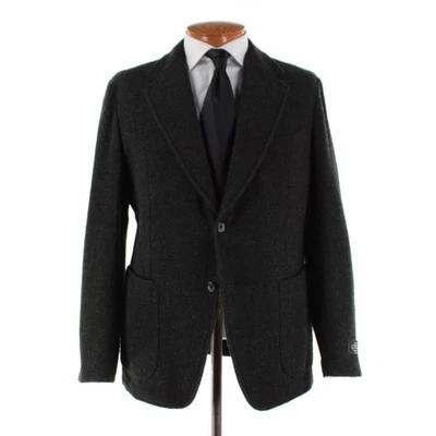 Abrigo deportivo Belvest nuevo con etiquetas mezcla de alpaca para bebé talla 54R (44R EE. UU.) en verde y negro Foto 1 de 4