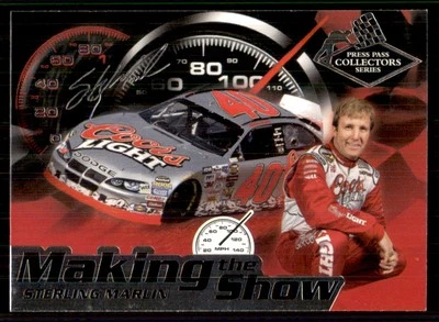 2004 Press Pass Collectors Series Making the Show #MS19 Sterling Marlin - Image 1 of 2