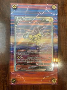 Pokemon Raikou V Crown Zenith GG41/GG70 Holo Rare with Custom Art Case! NM/M ⚡️ - Picture 1 of 6