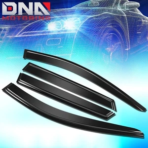 For 2022-2024 Tucson Window Visors Sun Guard Rain Deflector Vent Shade Black - Picture 1 of 5