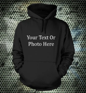 Sudadera con capucha personalizada - TU FOTO PERSONALIZADA O DISEÑO DE TEXTO - Imagen 1 de 4