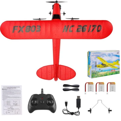 RC Plane RC Remote Glider Wingspan Radio Control Drones Airplanes RTF UAV Red - Image 1 of 4