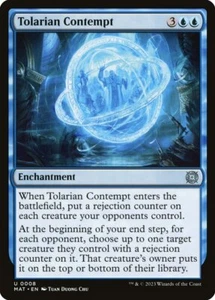 Tolarian Contempt Foil (008) Marcia della Macchina: Le Aftermath MAT MTG Magic - Foto 1 di 1