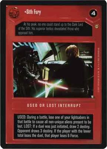 Sith Fury (Tatooine) | Decipher Star Wars CCG | NM/LP - Picture 1 of 1