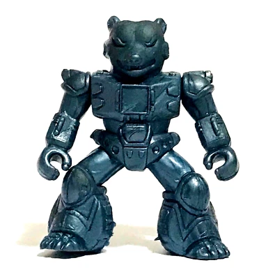 VINTAGE EL GRECO HASBRO BATTLE BEASTS GRIZZLY BEAR BLUE METALLIC GREEK USED RARE - Image 1 of 2