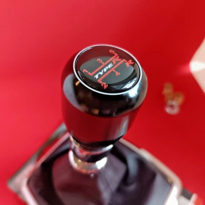 BLK ALUMINUM TYPE R 5S JDM SHIFT GEAR KNOB for CIVIC EP ACCORD INTEGRA DC2 FIT S - Image 1 of 4