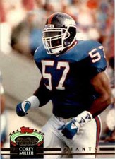 1992 Topps Stadium Club Corey Miller New York Giants #698