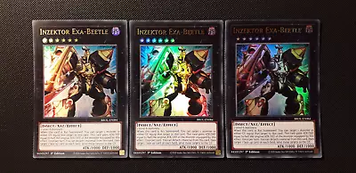 Yu-Gi-Oh! 3x Inzektor Exa-Beetle, BROL-EN084, UR, 1. Edition, Englisch, NM - Bild 1 von 4
