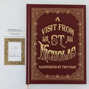 A Visit From St. Nicholas Easton Press Collector's Edition Leder Weihnachten - Bild 1 von 10