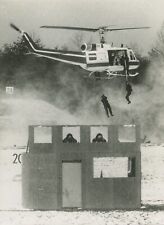 USA Counter Terrorism Training  Helicopter Rescue A0538  A05 Original Photograph