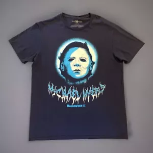 Halloween Michael Myers T-Shirt Blue Men’s Large - Picture 1 of 5