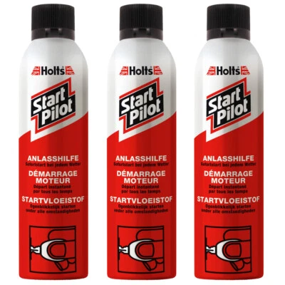 Holts Starthilfespray Startpilot 3x 200ml Starthilfe Kaltstartspray Anlasshilfe