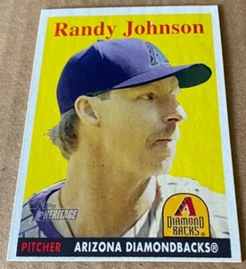 RANDY JOHNSON HOF 2007 TOPPS HERITAGE Card #187 NM-MT Condition - Picture 1 of 2