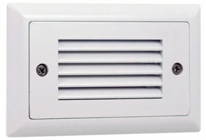 NORA MIA LED Die-Cast Step Light Horizontal Louver - Wall Mount Wet Location - Picture 1 of 6