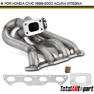 Turbo Manifold w/ Gasket Kit for HP-SERIES Honda Civic 1988-2000 Acura Integra - Image 1 of 4