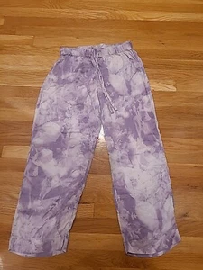 Nordstrom Modesens Lingerie 100% Silk  Washable Pajama Pants  Sz Small Lavender - Picture 1 of 6