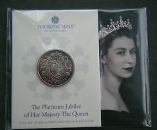 2022 BU £5 Coin Pack Platinum Jubilee of HRH The Queen Brilliant Uncirculated  