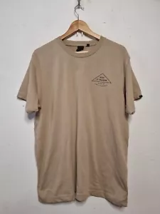 deus ex machina shirt mens size large cream beige motorcycles simple pleasure's - Picture 1 of 10