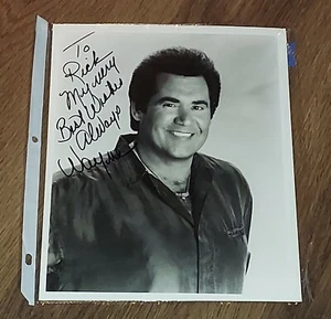 Wayne Newton personalisiertes Autogramm Schwarzweiß 8x10 Foto SIEHE BILDER  - Bild 1 von 3