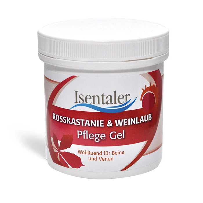 Isentaler Roßkastanie & Weinlaub Pflege Gel 250 ml - Für Beine und Venen