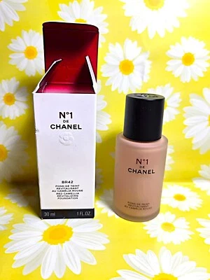 CHANEL No1 Red Camellia Revitalizing Foundation BR42  1oz New In Box - Image 1 of 4