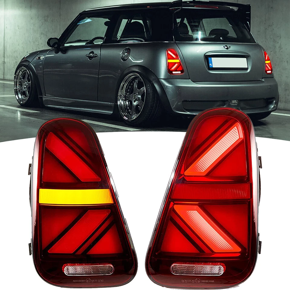 2*VLAND LED luces traseras para 2001-2006 BMW Mini R50 R52 R53 Cooper S luz trasera - Imagen 1 de 4