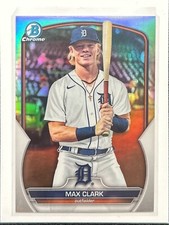 2023 Bowman Chrome Draft Max Clark Variation Refractor SP Prospect #BDC76 Tigers