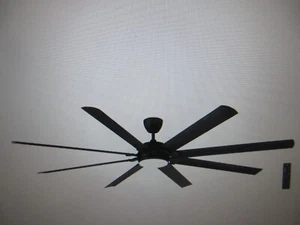 Home decorators Glenmeadow 84 in. LED Indoor Matte Black Ceiling Fan with Light - Picture 1 of 5