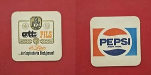 Pepsi Ott Pils de Luxe Brauerei Bierdeckel Coaster Beermat - Picture 1 of 1
