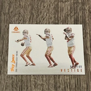 2022 Panini Luminance Vestige TREY LANCE Orange /100 #VST-TLA 49ers / Cowboys SP - Picture 1 of 10