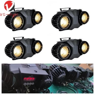4PCS Warm White IP65 2x100W Stage Outdoor Audience Waterproof Cob Blinder Light - Image 1 of 4