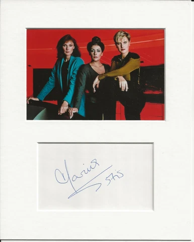 Marina Sirtis star trek the next generation signed genuine autograph AFTAL COA Cover