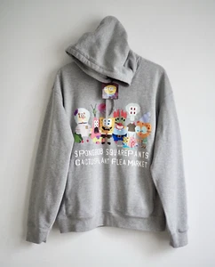 SpongeBob SquarePants Cactus Plant Flea Market Uniqlo Hoodie Sweatshirt Size XL - Picture 1 of 8