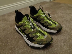 NEW Polo Ralph Lauren Adventure 300LT Black Citron trainers UK 3 / EU 37 RARE - Picture 1 of 18