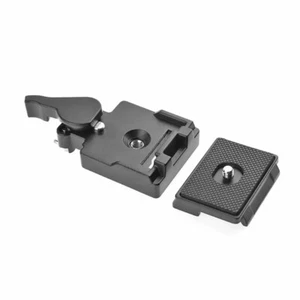 Adaptador de abrazadera de liberación rápida + placa para trípode Manfrotto 200PL-14 323 RC2 Z8B8 UA - Imagen 1 de 11