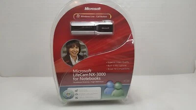 Cámara portátil Microsoft Lifecam NX-3000 cámara web sellada de fábrica Foto 1 de 4