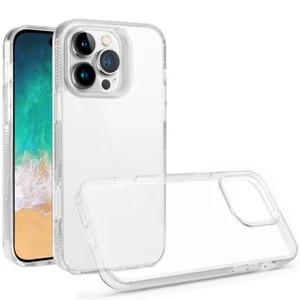 Per iPhone 16 PRO MAX Custodia Premium Trans Trasparente Ibrida + Vetro Temperato - Foto 1 di 3
