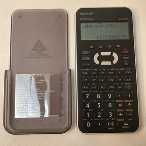 Calculadora científica Sharp EL-W535X WriteView álgebra secundaria funciona probada - Imagen 1 de 6