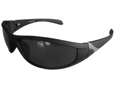 Sportbrille Sonnenbrille Schwarz Black verspiegelt Motorradbrille Radbrille M 23 - Bild 1 von 2