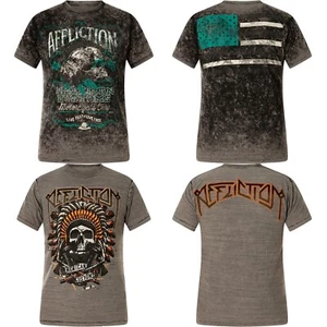 T-Shirt Double-sided Affliction A23540 New - Bild 1 von 1