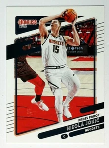 Pepitas jokic Nikola 2021-22 Panini Donruss a prueba de prensa #28 - Imagen 1 de 3